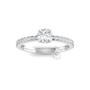Shimmer Engagement Ring in 18ct White Gold (0.7 ct.)