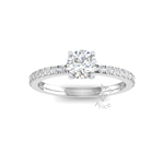 Shimmer Engagement Ring in Platinum (0.8 ct.)