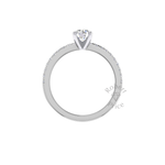 Shimmer Engagement Ring in 18ct White Gold (0.8 ct.)
