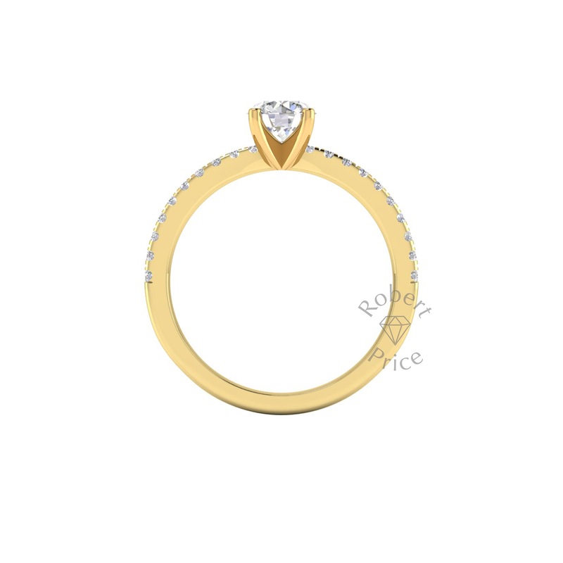 Shimmer Engagement Ring in 18ct Yellow Gold (0.8 ct.)