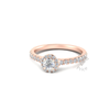 Luna Engagement Ring in 18ct Rose Gold (0.52 ct.)