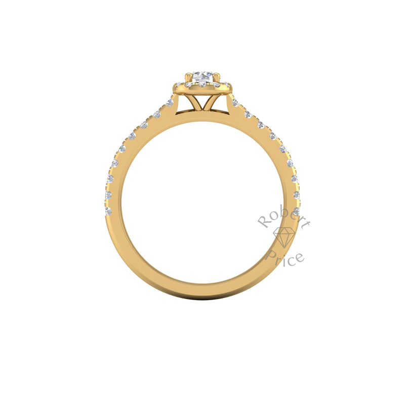 Luna Engagement Ring in 18ct Yellow Gold (0.52 ct.)