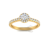 Luna Engagement Ring in 18ct Yellow Gold (0.6 ct.)