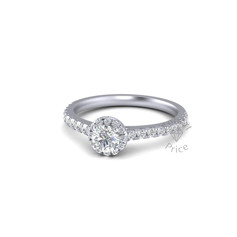 Luna Engagement Ring in Platinum (0.6 ct.)