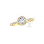 Luna Engagement Ring in 18ct Yellow Gold (0.67 ct.)