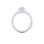 Luna Engagement Ring in Platinum (0.67 ct.)