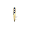 Channel Set Diamond & Sapphire Ring in 18ct Yellow Gold (0.59 ct.)