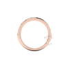 Channel Set Diamond & Sapphire Ring in 18ct Rose Gold (0.59 ct.)