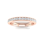 Full Channel Set Diamond Ring in 18ct Rose Gold (0.99 ct.)