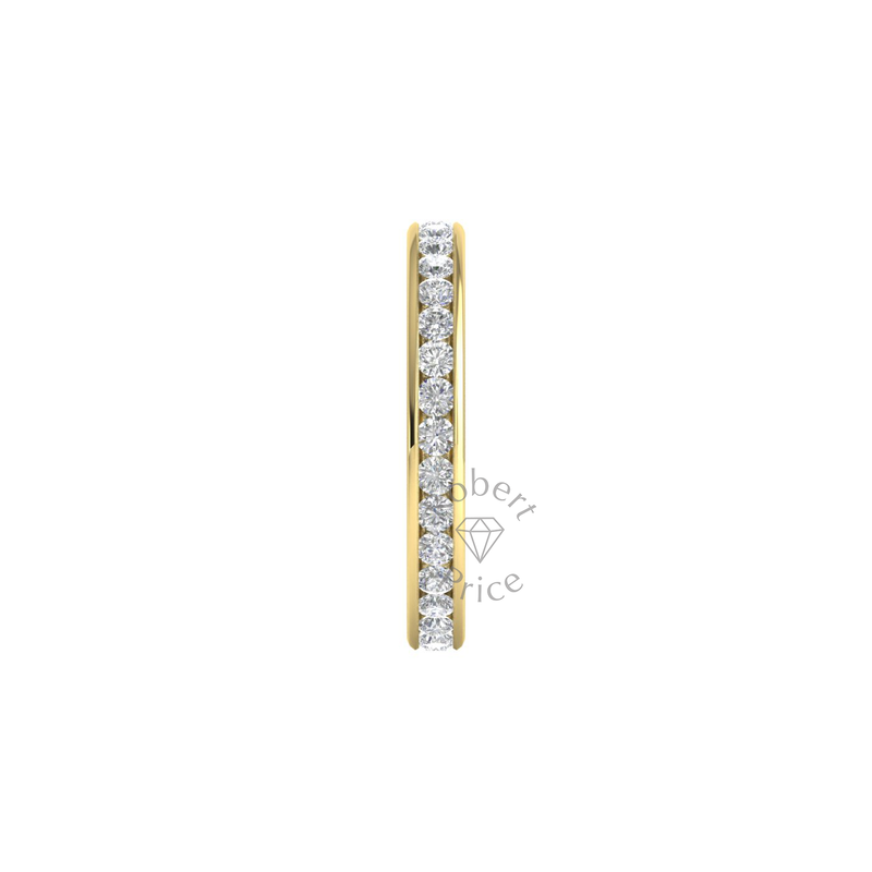 Full Channel Set Diamond Ring in 18ct Yellow Gold (0.99 ct.)