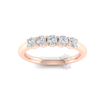 Claw Set Diamond Ring in 18ct Rose Gold (0.5 ct.)