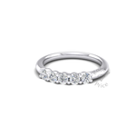 Claw Set Diamond Ring in 18ct White Gold (0.5 ct.)