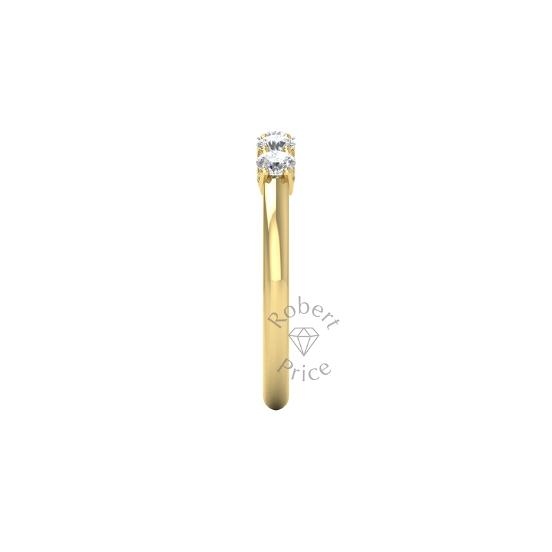 Vintage Claw Set Diamond Ring in 18ct Yellow Gold (0.5 ct.)