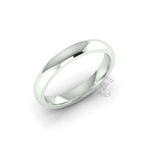 Classic Deluxe Wedding Ring in 9ct White Gold (3.5mm)