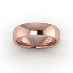 Classic Deluxe Wedding Ring in 9ct Rose Gold (6mm)