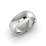 Classic Deluxe Wedding Ring in 18ct White Gold (7mm)
