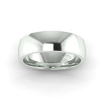 Classic Deluxe Wedding Ring in 9ct White Gold (7mm)