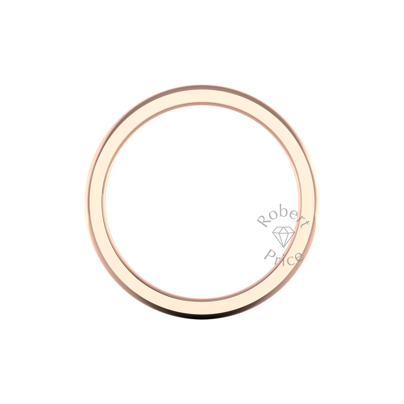Classic Deluxe Wedding Ring in 9ct Rose Gold (7mm)