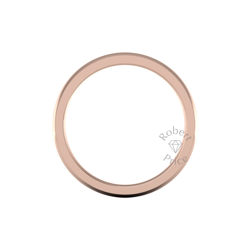 Classic Deluxe Wedding Ring in 18ct Rose Gold (8mm)