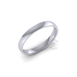 Classic Standard Wedding Ring in Platinum (3mm)