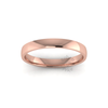 Classic Standard Wedding Ring in 9ct Rose Gold (3mm)