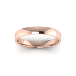 Classic Standard Wedding Ring in 18ct Rose Gold (4mm)