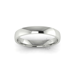 Classic Standard Wedding Ring in 18ct White Gold (4mm)