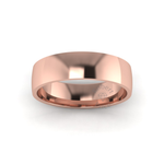 Classic Standard Wedding Ring in 9ct Rose Gold (6mm)