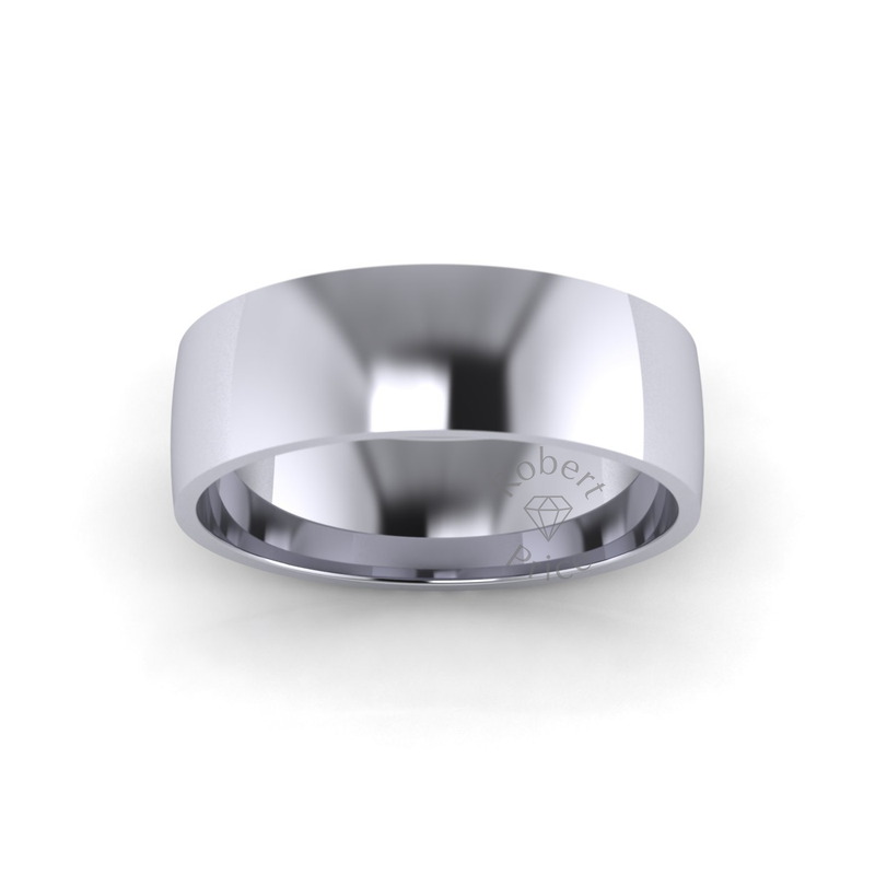 Classic Standard Wedding Ring in Platinum (7mm)
