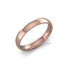 Classic Heavy Wedding Ring in 9ct Rose Gold (3.5mm)