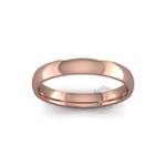 Classic Heavy Wedding Ring in 9ct Rose Gold (3.5mm)