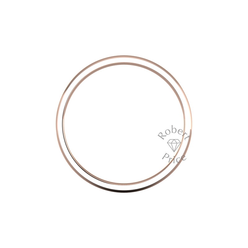 Classic Heavy Wedding Ring in 18ct Rose Gold (3.5mm)
