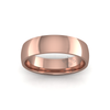 Classic Heavy Wedding Ring in 9ct Rose Gold (6mm)