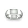 Classic Heavy Wedding Ring in 9ct White Gold (6mm)