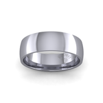 Classic Heavy Wedding Ring in Platinum (7mm)