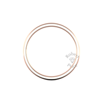 Classic Heavy Wedding Ring in 9ct Rose Gold (7mm)