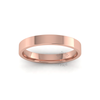 Flat Court Standard Wedding Ring in 9ct Rose Gold (3.5mm)