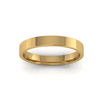 Flat Court Standard Wedding Ring in 18ct Yellow Gold (3.5mm)