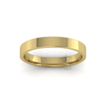 Flat Court Standard Wedding Ring in 9ct Yellow Gold (3.5mm)