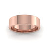 Flat Court Standard Wedding Ring in 9ct Rose Gold (7mm)
