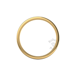 Flat Court Standard Wedding Ring in 18ct Yellow Gold (7mm)