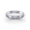 Soft Court Standard Wedding Ring in Platinum (3mm)