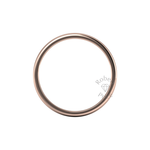 Soft Court Standard Wedding Ring in 18ct Rose Gold (4mm)