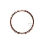 Soft Court Standard Wedding Ring in 9ct Rose Gold (4mm)