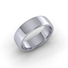 Soft Court Standard Wedding Ring in Platinum (7mm)