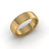 Soft Court Standard Wedding Ring in 18ct Yellow Gold (7mm)