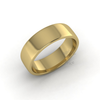 Soft Court Standard Wedding Ring in 9ct Yellow Gold (7mm)