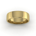 Soft Court Standard Wedding Ring in 9ct Yellow Gold (7mm)