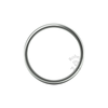 Soft Court Standard Wedding Ring in 9ct White Gold (7mm)