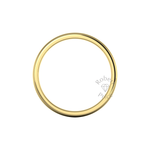 Soft Court Standard Wedding Ring in 9ct Yellow Gold (8mm)